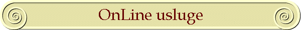 OnLine usluge